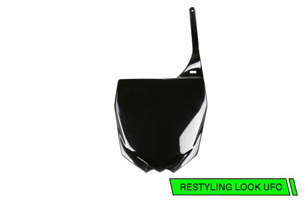 Front Number Plate black for Yamaha YZ 125 (2002-14) - YZ 250 (2002-14)